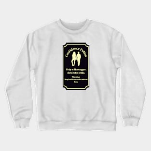 Potion Label: Confidence Potion, Halloween Crewneck Sweatshirt